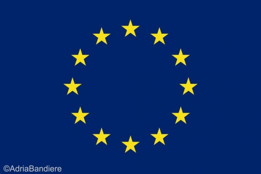 BANDIERA UNIONE EUROPEA, CM 50&times;75
